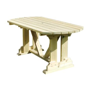 Ergo 6 Seater Dining Table - L179.5 x W90 x H78 cm - Minimal Assembly Required