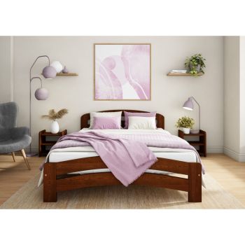 Dala Bed Frame 5 Feet - Wood - L207 x W158 x H80 cm - Bear