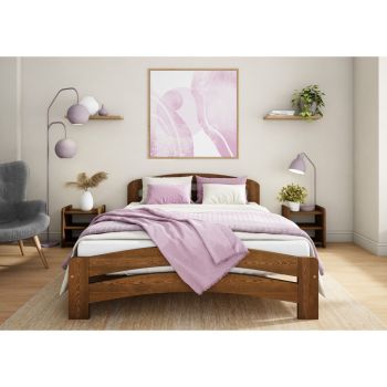 Dala Bed Frame 6 Feet - Wood - L207 x W188 x H80 cm - Umbra