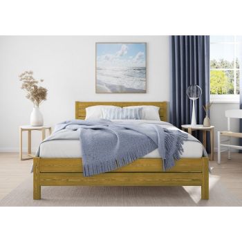 Alva Bed Frame 6 Feet - Wood - L207 x W188 x H90 cm - Botany