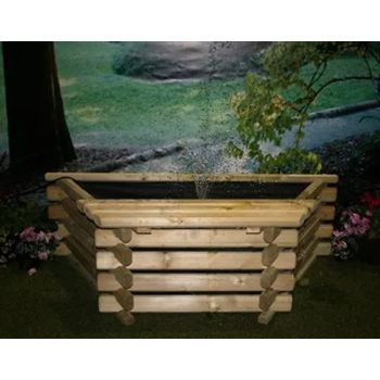 Flatback Pond 25 Gallon without Pump - L63.5 x W122 x H41 cm - Minimal Assembly Required