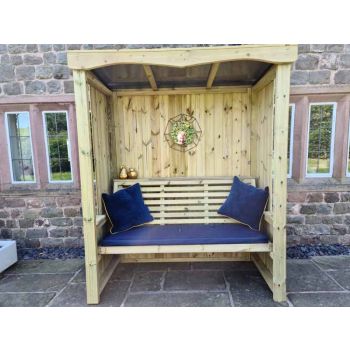 Four Seasons 3 Seater Arbour - Timber - L85 x W170 x H205 cm - Minimal Assembly Required
