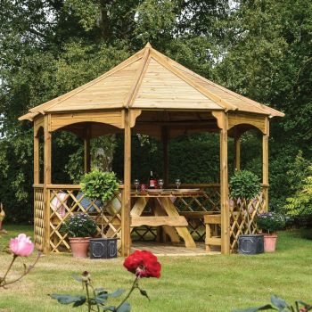 Buckingham Gazebo - L357 x W357 x H278 cm