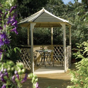 Gainsborough Gazebo with Assembly - L260 x W300 x H270 cm - Pressure treated