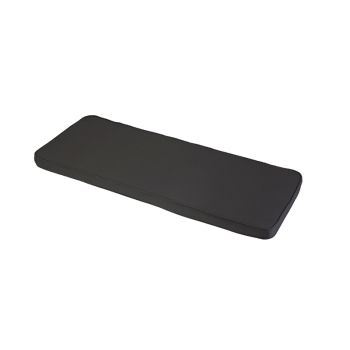 3 Seater Bench Outdoor Garden Furniture Cushion - L141 x W48 cm - Charcoal Grey