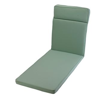 Misty Jade Sun Lounger Outdoor Garden Furniture Cushion - L198 x W60 x H4 cm