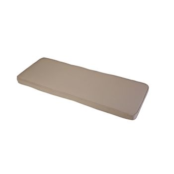 Stone 2 Seater Bench Outdoor Garden Furniture Cushion - L116 x W48 x H4 cm