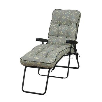 Deluxe Lounger Country - L118 x W58 x H99 cm - Teal