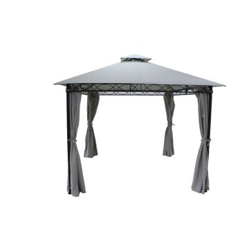 Marco Polo Gazebo - L300 x W300 x H250 cm - Grey