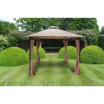 Marco Polo Gazebo - L300 x W400 x H250 cm - Mocha