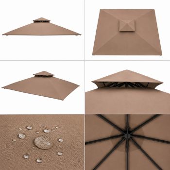 Marco Polo 4X3m Canopy - Mocha