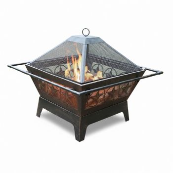 Star Bronze Wash Fire Pit - L60.96 x W60.96 cm