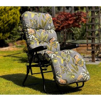 Tropical Deluxe Relaxer - L73 x W58 x H99 cm - Grey