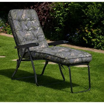 Tropical Deluxe Sunbed - L115 x W65 x H94 cm - Grey