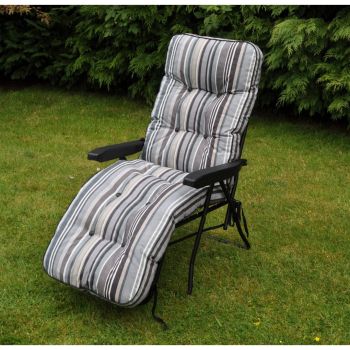 Sandbanks Deluxe Relaxer - L73 x W58 x H99 cm - Grey