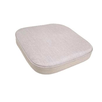 Taupe Luxury D Pad Seat Cushion - L41 x W38 x D6 cm