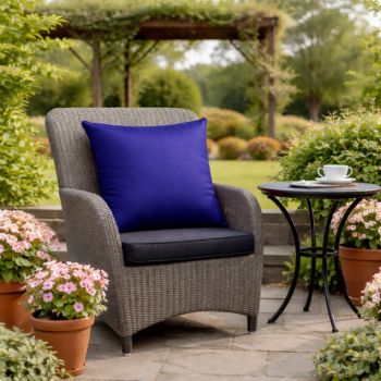 Scatter Cushion Royal - L46 x W46 cm - Blue - Only Cushion