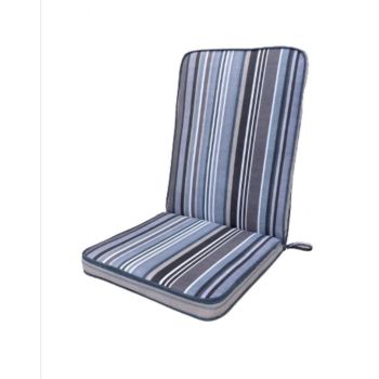Sandbanks Low Recliner Cushion - L96 x W42 x D5 cm - Grey