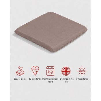 SP Armchair Pad Cushion - L52 x W40 x H6 cm - Taupe