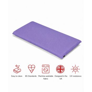 SP 2 Seater Bench Pad Cushion - L116 x W48 x H6 cm - Plum
