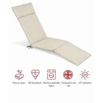 SP Steamer Pad Cushion - L183 x W49 x H6 cm - Natural