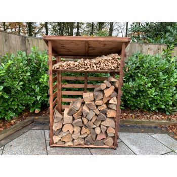 Medium Log Store - W106 x D66 x H167 - Fully Assembled