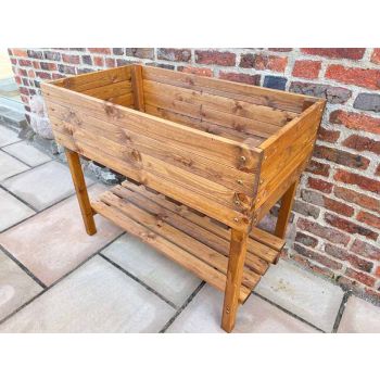 Multi Pack of 2 - The Peakes Veg Planter - Wood - L55.5 x W102 x H85 cm