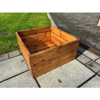 Multi Pack of 3 - Country Kitchen Large Raised Bed Planter - Timber - L60 x W60 x H30 cm