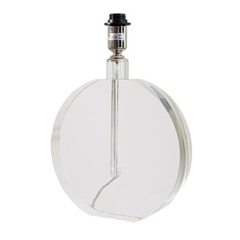Maya Table Lamp Base - Glass - L5 x W40.5 x H46.5 cm - Clear