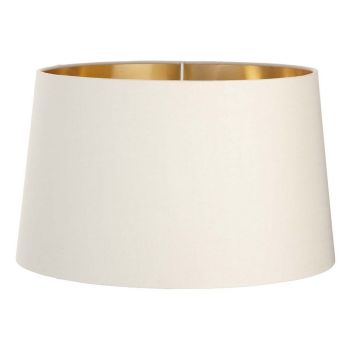 Raven Shade - Fabric/metal - L48 x W48 x H30 cm - Soft Latte/Gold