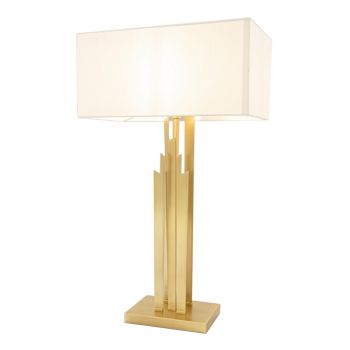 Caspian Table Lamp - Metal - L24 x W42 x H74.5 cm - Brass