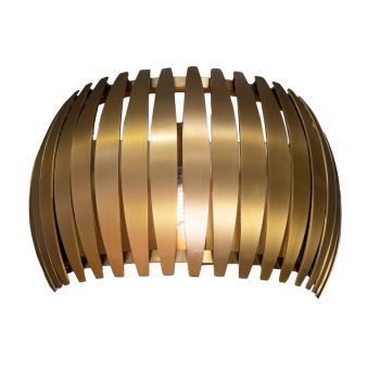 Castor Wall Lamp - Metal - L17 x W33 x H20 cm - Brass