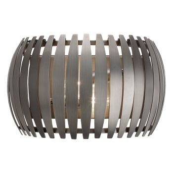 Castor Wall Lamp - Metal - L17 x W33 x H20 cm - Gunmetal