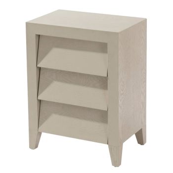 Brio Bedside Cabinet - Wood/Veneer - L30 x W45 x H59 cm - Grey