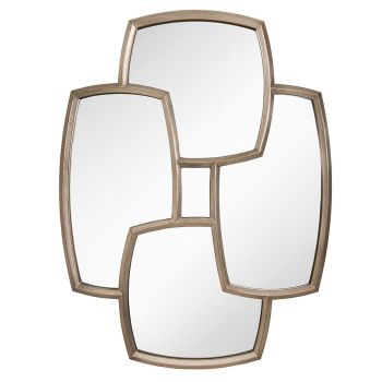 Nolan Framed Mirror - Resin- L4 x W96.5 x H127 cm - Silver