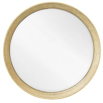 Theo Framed Mirror - Resin- L6.5 x W61 x H61 cm - Brass