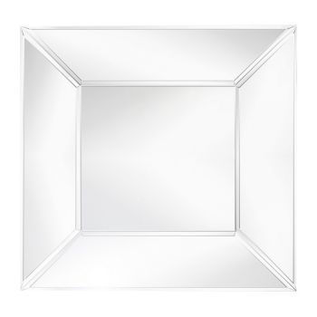 Celia Square Framed Mirror - L2 x W90 x H90 cm - Clear