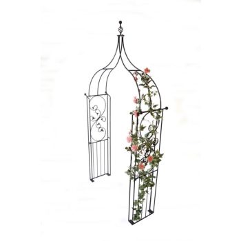 Imperial Ogee Arch (Including Ground Spikes) Bare Metal/Ready to Rust - Steel - L43.2 x W137.2 x H284.5 cm