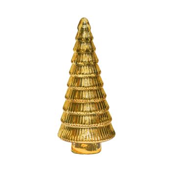 Juniper Tree Christmas Decorations - Glass - L18 x W18 x H41 cm - Gold