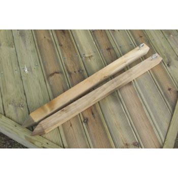 Tethering Kit - Contains 2 Stakes with eyes to tether floating duck house -Optional Extra -Only available to order with duck float or house