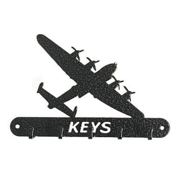 Lancaster Key Holder - Steel - W15 x H9 cm - Powder Coated Black