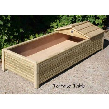 Buttercup X Large Tortoise Table - Exterior Grade Ply Liner - L80 x W200 x H32 cm 