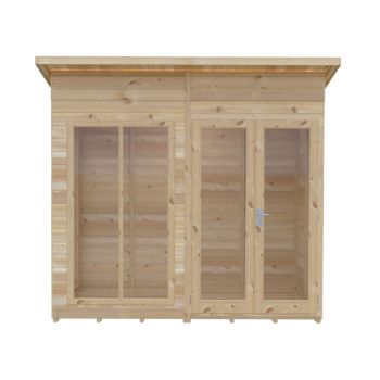 Lela 8x4 Summerhouse - L125.8 x W238 x H229.9 cm