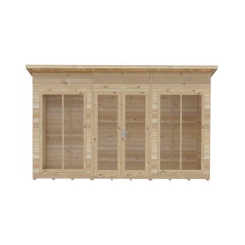 Lela 12x4 Summerhouse - L125.8 x W357 x H229.9 cm