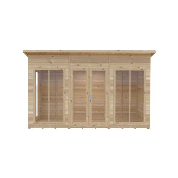 Lela 12x6 Summerhouse - L185.8 x W357 x H228.4 cm