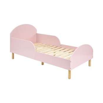 Kids Toddler Bed Frame - L144 x W74 x H68 cm - Pink