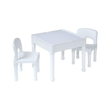 Kids Light Table and Two Chairs Set - L51 x W51 x H43 cm
