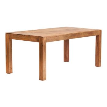 Toko Light Mango Large Dining Table - Solid Mango Wood - L90 x W180 x H76 cm