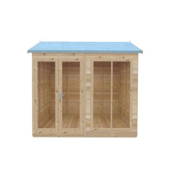 Mayfield 8 x 8 Summerhouse - Wood - L239 x W238 x H229 cm
