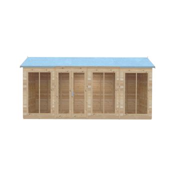 Mayfield 16 x 6 Summerhouse - Wood - L179 x W476 x H240.9 cm